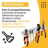 Suporte Universal Multiuso: Organizador Prático para Alicates e Ferramentas-branco - 6