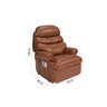 Poltrona do Papai Mamãe Sala Confortável Reclinável Barão Corissimo - 4