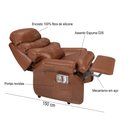 Ver imagem 5 de Poltrona do Papai Mamãe Sala Confortável Reclinável Barão Corissimo