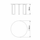 Ver imagem 6 de Mesa de Centro Chanfrada Pe Madeira Nero Preto 28019 Artesano
