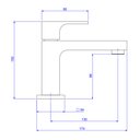 Ver imagem 4 de Torneira Deca Unic 1197.Gf90.Mt De Bancada Dark Antracite