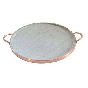 Kit 3 Formas de Pizza em Pedra Sabão de 37 Cm Externo