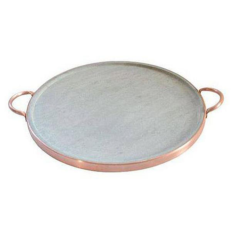 Kit 3 Formas de Pizza em Pedra Sabão de 37 Cm Externo