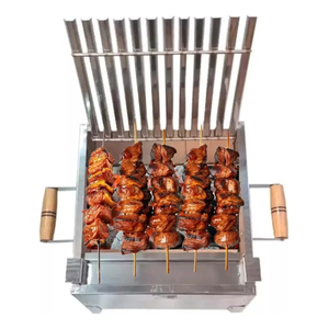 Churrasqueira Inox Mini Parrilla com Tijolo Reflatario