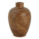 Ver imagem 1 de Vaso Bojudo em Madeira 32cm Mart