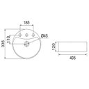 Ver mais imagens de Kit Cuba de Apoio com Torneira OA-01 Lorenzetti 