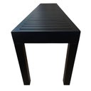 Ver imagem 2 de Banco Ripado 2.00m em Alumínio Área Externa Luxo Preto