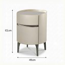 Ver imagem 2 de Mesa de Cabeceira Multifuncional Smart Ilusion: Carregador por Indução, LED Automático e Soft Close
