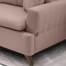 Sofa 3 Lugares 200 cm Eron Linho Rose Vazzano - 7