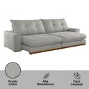 Ver imagem 4 de Sofá Argo Linho 02 Módulos 90 Cm B25cm Meu Sofá Online