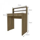 Ver imagem 4 de Conjunto Infantil com Cama e Escrivaninha Bege/Carvalho Mel