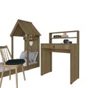 Ver imagem 7 de Conjunto Infantil com Cama e Escrivaninha Bege/Carvalho Mel