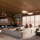 Ver imagem 3 de Rpdol 27-painel Ripado Eva Laminado Autocolante 10cm Madeto Nogueira Natural | Valor do Metro