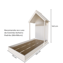 Ver imagem 4 de Conjunto Infantil com Cama e Escrivaninha Branco
