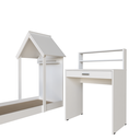 Ver imagem 2 de Conjunto Infantil com Cama e Escrivaninha Branco
