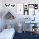 Ver imagem 1 de Conjunto Infantil com Cama e Escrivaninha Cinza/Cristal