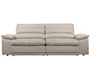 Ver imagem 4 de Sofá Niko 2,30m com Molas Retrátil Reclinável Velosuede - Netsofas - Bege