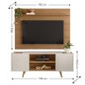 Painel para Tv Maia com Rack River Freijó/off White - Colibri Móveis - Freijó/off White - 7