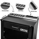 Ver imagem 3 de Carrinho Pro Tattoo Flip One com Gaveta em Aço com Rodas