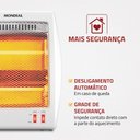 Ver imagem 4 de Aquecedor Elétrico Mondial Comfort Air Iii 900w Branco/cinza 220v - A-16