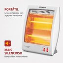 Ver imagem 5 de Aquecedor Elétrico Mondial Comfort Air Iii 900w Branco/cinza 220v - A-16
