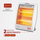 Ver imagem 2 de Aquecedor Elétrico Mondial Comfort Air Iii 900w Branco/cinza 220v - A-16