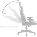 Ver imagem 4 de Cadeira Gamer Estofada Espuma PU com Rodízios 9918 OR Design