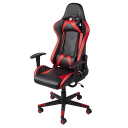 Cadeira Gamer Estofada Espuma PU com Rodízios 9918 OR Design - 1 Cadeira Gamer Estofada Espuma PU com Rodízios 9918 OR Design - 1