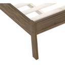 Ver mais imagens de Cama Solteirocm8006 e Mesa de Cabeceira Az1016 Qt5 Nogal Branco Tecno Mobili
