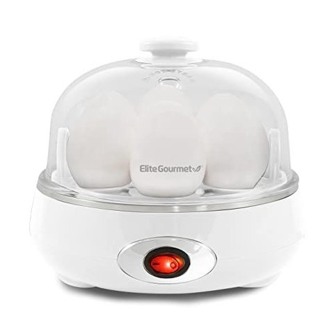 Elite Gourmet Egc700cw Cozedor de Ovos Elétrico 7 Ovos Nevado