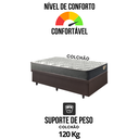 Ver imagem 7 de Cama Box Solteiro Baú Corino Linho com Colchão Adapto Molas Ensacadas 88x188 Ecoflex
