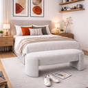 Ver imagem 1 de Recamier Puff Decorativo Fly 110cm Cama Casal Estofados:cinza