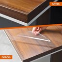 Ver imagem 2 de Película Tph Autoadesiva Transparente Mate Fosco para Proteção de Móveis 60x500cm