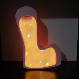 Luminária sem Fio em Formato da Letra L - 3
