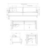 Sofá Living Doha 1,78m em Linho Columbia Premium Verde Militar - Home Mobily - 5