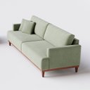 Ver imagem 6 de Sofá Living Doha 1,78m em Linho Columbia Premium Verde Militar - Home Mobily