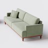 Sofá Living Doha 1,78m em Linho Columbia Premium Verde Militar - Home Mobily - 6