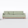 Sofá Living Doha 1,78m em Linho Columbia Premium Verde Militar - Home Mobily - 1