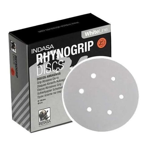 Indasa Disco Lixa D150 6f Rhynogrip White - P80