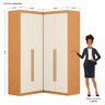 Guarda Roupa de Canto 4 Portas 4 Gavetas Tuim Yescasa - 4