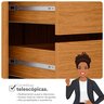 Guarda Roupa de Canto 4 Portas 4 Gavetas Tuim Yescasa - 9