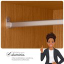 Ver imagem 7 de Guarda Roupa de Canto 4 Portas 4 Gavetas Tuim Yescasa Bege/Cinamomo/Off White