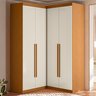 Guarda Roupa de Canto 4 Portas 4 Gavetas Tuim Yescasa - 1