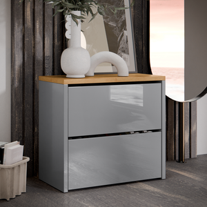 Sapateira para Quarto ou Hall com 2 Portas Basculantes Moderna Mell