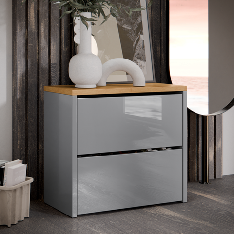 Sapateira para Quarto ou Hall com 2 Portas Basculantes Moderna Mell