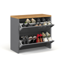 Ver imagem 5 de Sapateira para Quarto ou Hall com 2 Portas Basculantes Moderna Mell