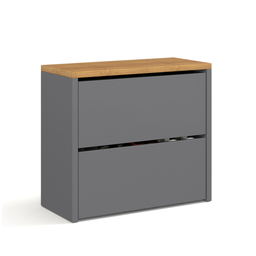 Sapateira para Quarto ou Hall com 2 Portas Basculantes Moderna Mell - 2