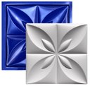 Ver imagem 1 de Forma 3D Gesso e Cimento ABS 1mm - Flor do Oriente 34x34 cm