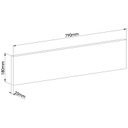 Ver imagem 2 de Prateleira 79x180x2,5cm Elegance Bege