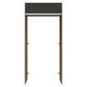 Ver imagem 6 de Porta-geladeira 103 Cm 1 Porta Basculante Rustic/preto Glamy Madesa